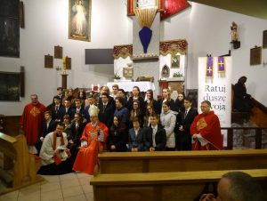 14.03.2016 - ks.bp Andrzej Siemieniewski udziela Sakramentu bierzmowania