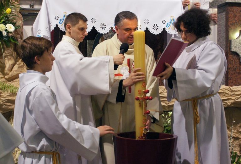 Wielka Sobota - liturgia Chrztu św.