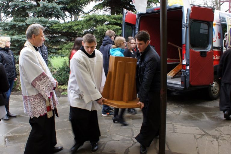 Peregrynacja symboli Światowych Dni Młodzieży - 9 IV 2016