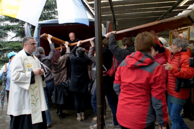 Peregrynacja symboli Światowych Dni Młodzieży - 9 IV 2016