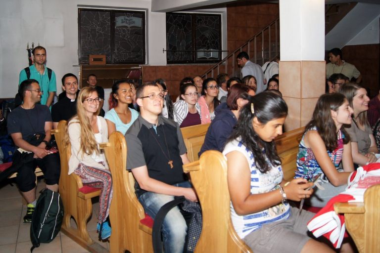 Przyjazd młodzieży z diecezji Lugano w Szwajcarii 19 VII 2016