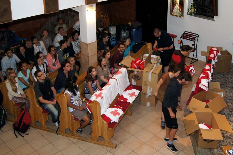 Przyjazd młodzieży z diecezji Lugano w Szwajcarii 19 VII 2016