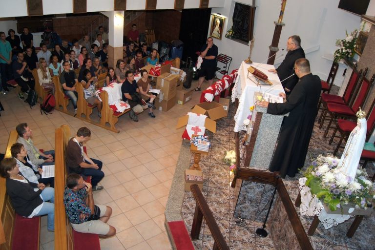 Przyjazd młodzieży z diecezji Lugano w Szwajcarii 19 VII 2016