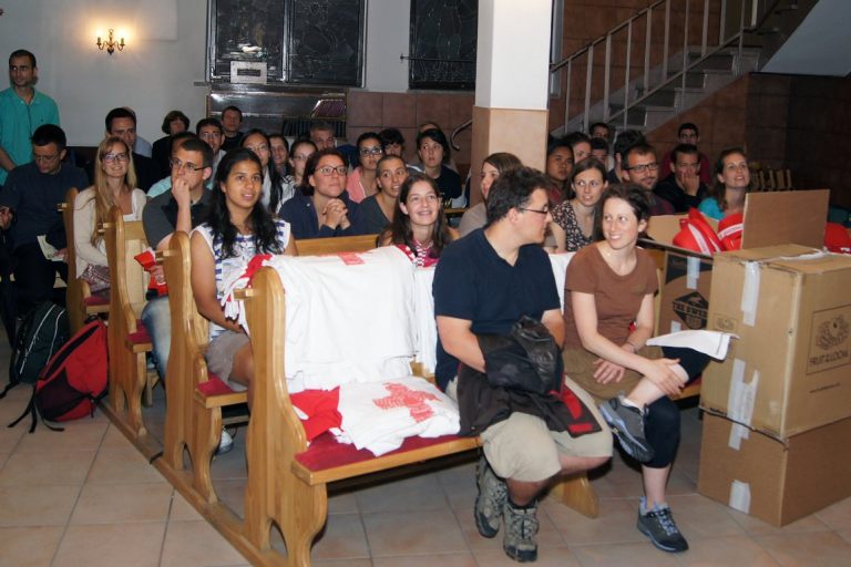 Przyjazd młodzieży z diecezji Lugano w Szwajcarii 19 VII 2016